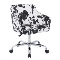 OSP Home Furnishings BRL26-UM21 Bristol Task Chair with Udder Madness Domino Fabric